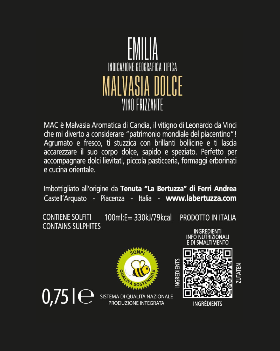 MAC – Malvasia Dolce Frizzante