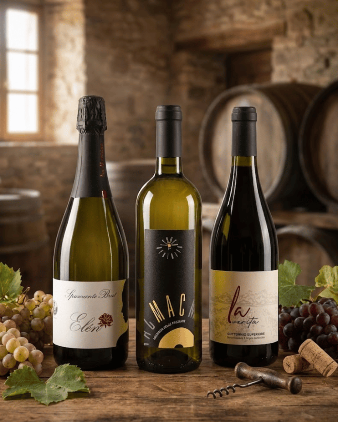 Box San Valentino "Dall'Antipasto al Dolce" (3 Vini)