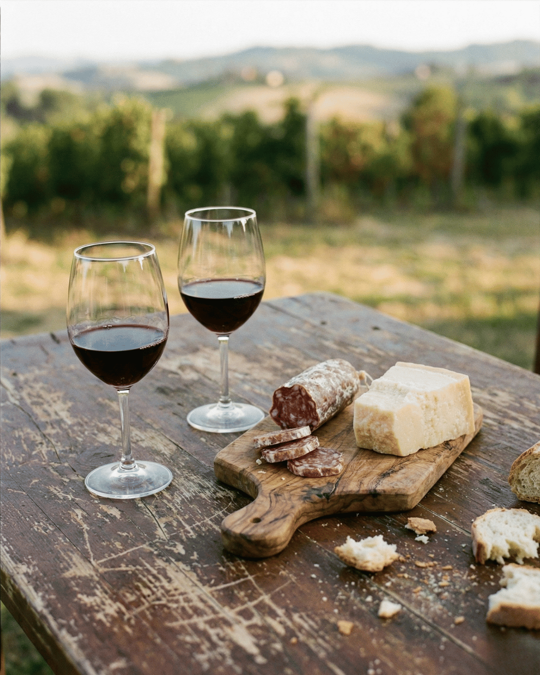 Degustazione 2 vini con taglieri a scelta